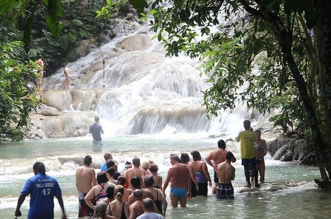 Beach Horseback Riding and Dunn’s River Falls - Dunn’s River Falls climb: the hand-chain ascent and 180-foot views