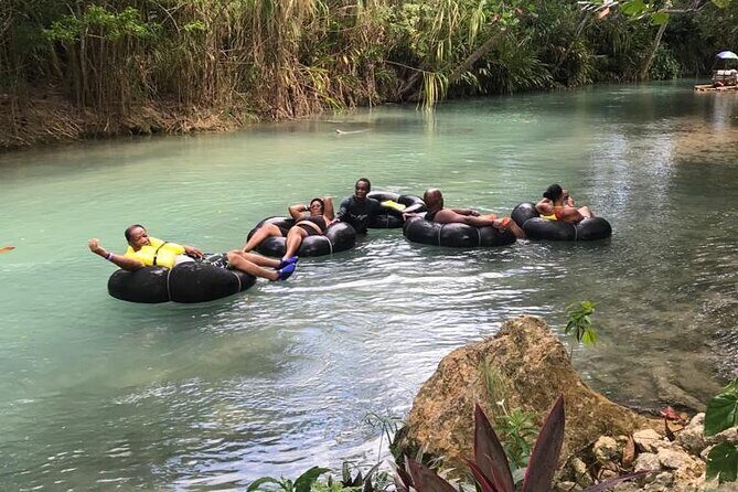 Blue Hole Adventurous and Relaxing River Tubing water Activities in Ocho Rios - Safety and guide help: what to expect from the experience style