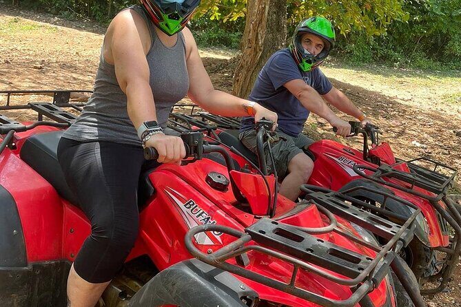 Blue Hole and ATV Adventure from Ocho Rios - Mountain trails, wild plants, and the highest peak viewpoint