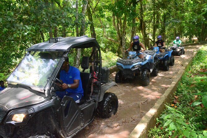 Blue Hole and Atv in Ocho Rios - What Guides Do That Make the Day Better (Richard, Rajaye, Taj, Anthony, Richie Rich)