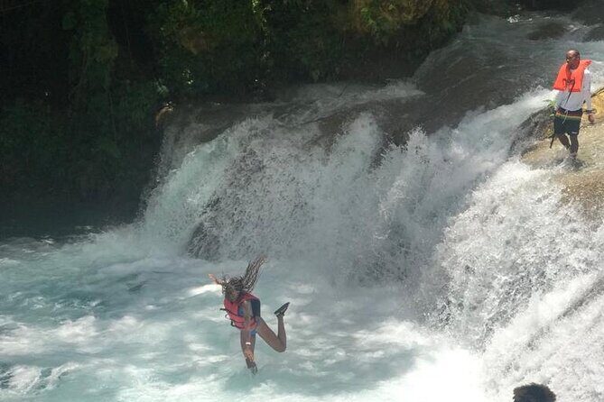 Blue Hole and Dunn's River Adventurous and hiking waterfalls from Ocho Rios - Dunn’s River Falls: the 600ft cascade and why minimal fitness still helps