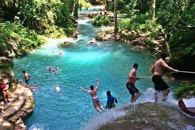 Blue Hole and Dunn’s River Falls Tour with Lunch and Cocktails at Reggae Hill - Blue Hole: Your 1-Hour Swimming Window (and Footwork Matters)