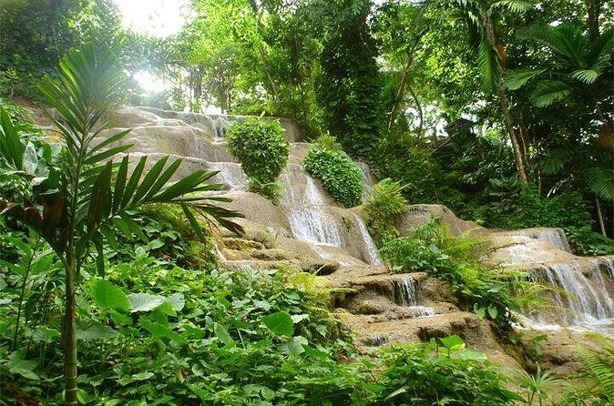 Blue Hole And Konoko Falls Combo Tour From Ocho Rios & Runaway Bay! - Stop 1: Blue Hole Swim Time, Rope Swings, and Cave Moments