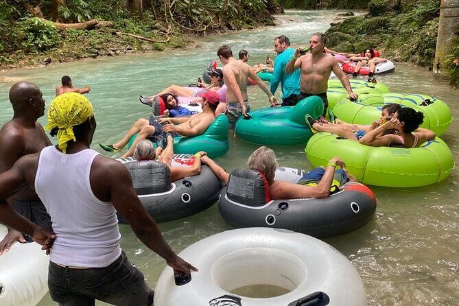 Blue Hole and River Tubing Combo Tour from Ocho Rios - Blue Hole: waterfall hiking, fruit tasting, and the jump-or-climb choice
