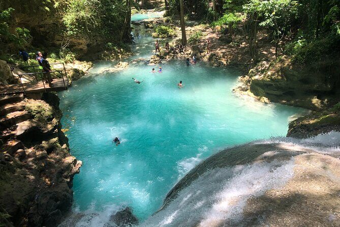 Blue Hole, Dunn's River Falls + Lunch & Cocktails at Bamboo Beach - One Day, Three Stops: What This Tour Really Delivers