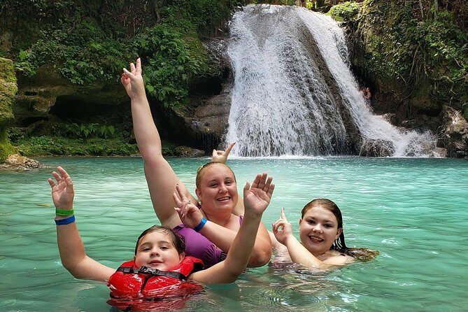 Blue Hole Ocho Rios (Island Gully Falls) - Tarzan Swing, Cliff Jumps, and Cave Time: Choose Your Adventure Level