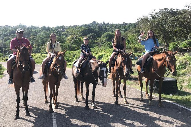 Blue hole waterfalls + horseback riding combo tour from Ocho Rios - Horseback Riding to the Ocean Trail: Your Wet-Start Moment in Ocho Rios