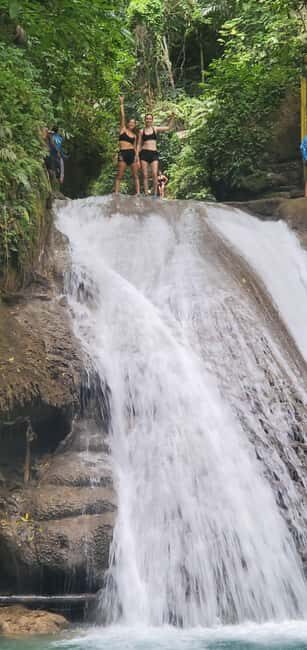 From Montego Bay: Blue Hole Waterfall Experience - Island Gully Falls Blue Hole: Limestone Sinkholes and Cool Water on Demand