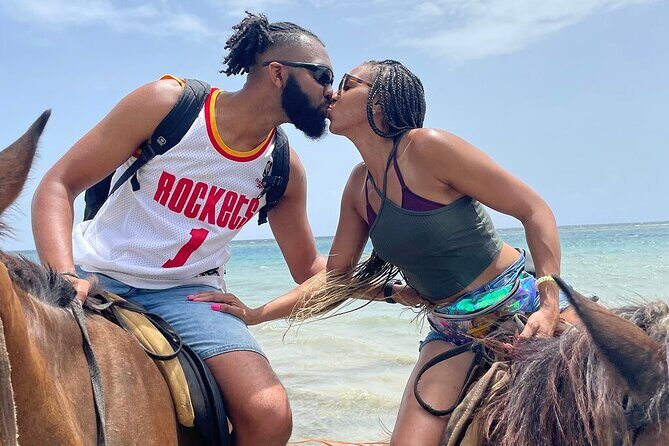 Horseback Riding in the ocean & Bamboo Rafting from Ocho Rios - Getting there: pickup, a/c van, and the driver who keeps things moving