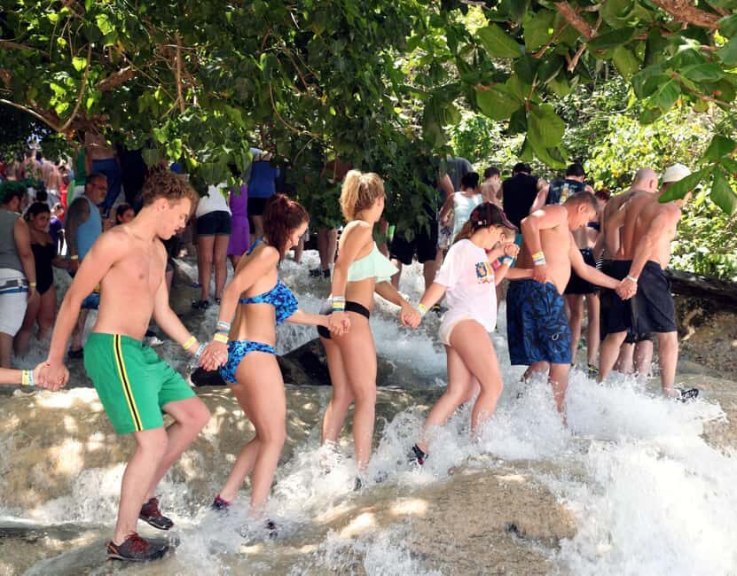 Jamaica: Dunn’s River Falls and Jungle River Tubing Tour - Climbing Dunn’s River: The Classic Experience, With a Real Choice