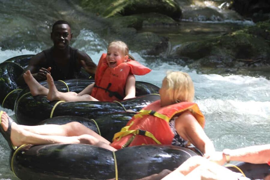 Jamaica: Dunn’s River Falls and Jungle River Tubing Tour - Dunn’s River Falls Park: Safety Briefing and Group Splits