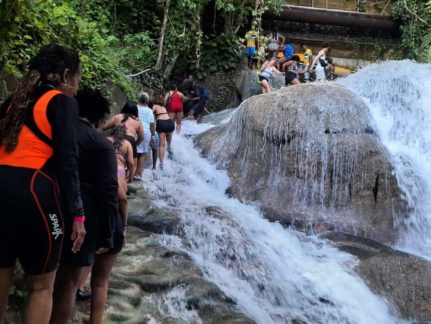 Jamaica Dunn's River Falls guided tour from Ocho Rios hotels - Where You Swim: Pools Along the Steps