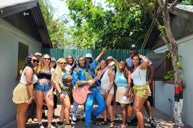 Jamaican Music History Tour of Kingston from Ocho Rios - Street art project stop: modern Kingston in a short moment