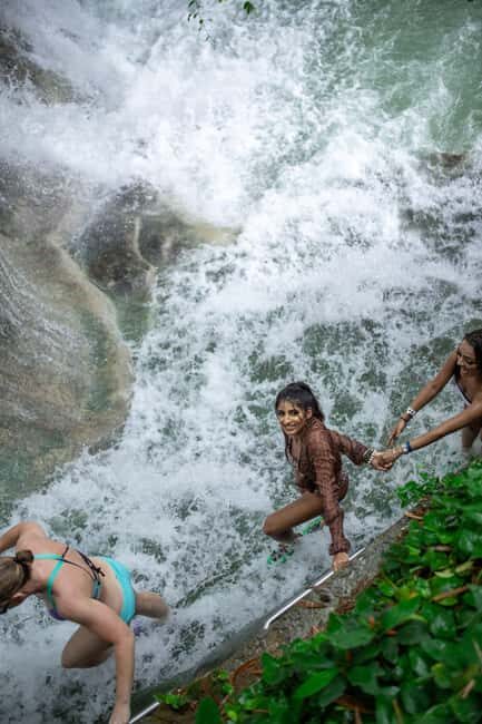 Ocho Rios: Catamaran Sail & Snorkel + Dunn's River Climb - Dunn’s River Falls Climb: 600 Feet of Natural Stairs