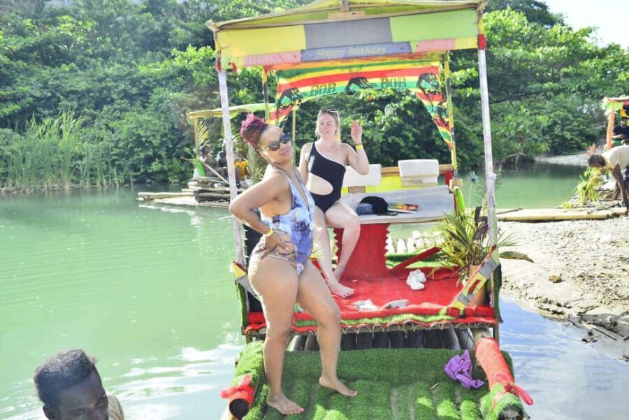 Ocho Rios Jamaica: River Bamboo Rafting Activity - From Island Village Pickup to River Time in Clarendon Parish
