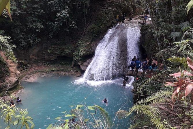 Ocho Rios River Tour: Blue Hole, Dunn's River and Tubing - Stop 1: Blue Hole Pools in the Forest (Water Fun With a Fitness Edge)