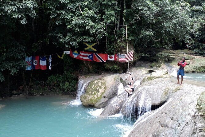 Private Blue Hole and River Tubing from Ocho Rios - White River tubing: rapids first, then a calmer glide with jump-and-photos
