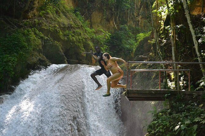 Private Tour From Ocho Rios To Blue Hole Secret Falls and Shopping - Your time at the Blue Hole natural pool and cave options
