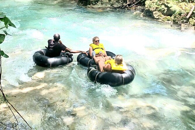 River Tubing and Blue Hole Tour from Ocho Rios - Stop 1 at Blue Hole: waterfalls, pools, and the best part—guidance