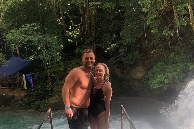 Wet and Wild - Blue Hole and Dunn's River - Blue Hole: rope swinging, tropical birds, and an underwater cave area