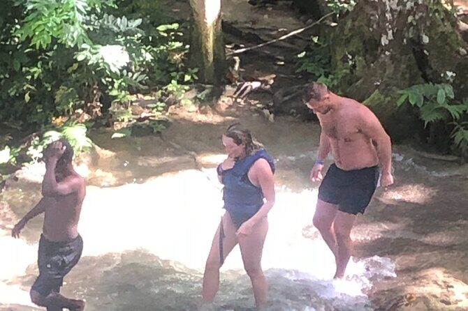 Wet and Wild - Blue Hole and Dunn's River - Dunn’s River Falls and Park: the ~180 ft climb plus white sand time